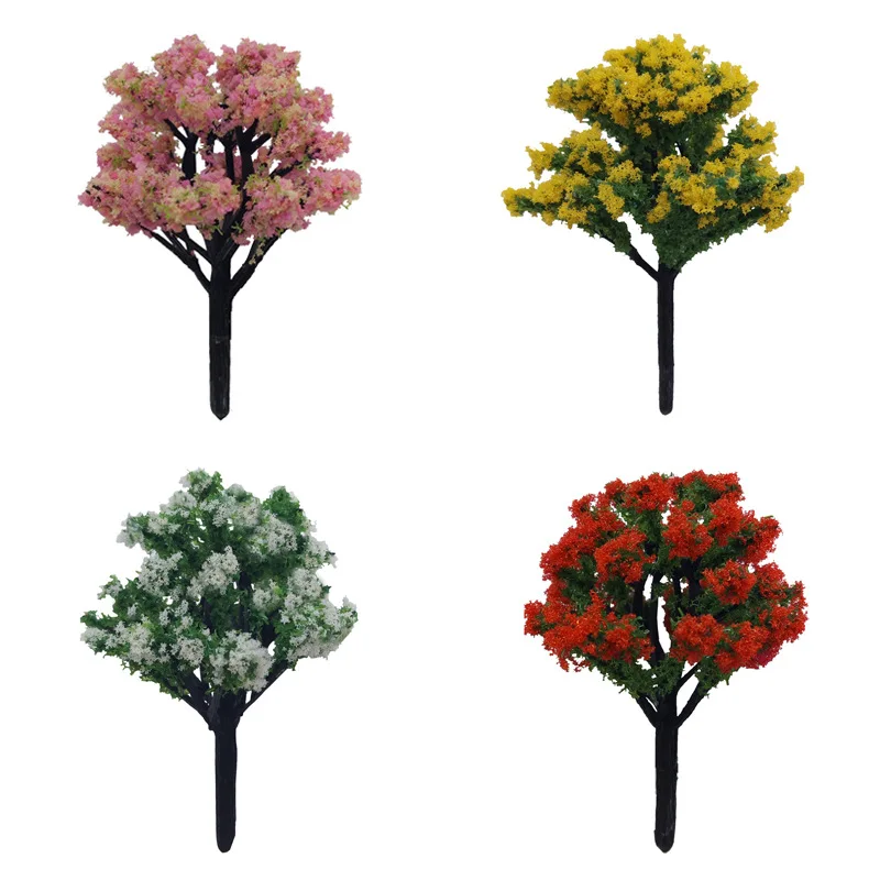 50pcs 1/200 Train Railroad Scene Scenery Landscape Model Trees Green HO Scale with Flowers Model Building Kits
50pcs 1/200 Train Railroad Scene Scenery Landscape Model Trees Green HO Scale with Flowers Model Building Kits