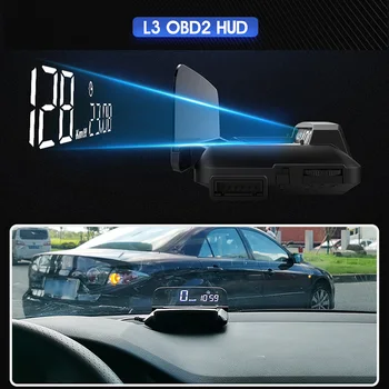 Car OBD2 Speed Projector L3 Mirror HUD Head Up display KMH MPH Speedometer Oil Consumption Rise Monitor Auto Driving Computer
Car OBD2 Speed Projector L3 Mirror HUD Head Up display KMH MPH Speedometer Oil Consumption Rise Monitor Auto Driving Computer