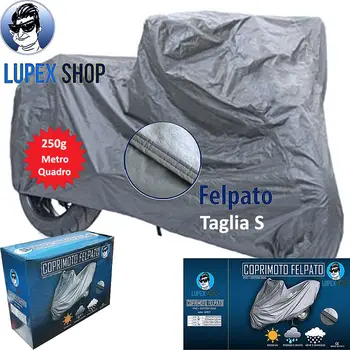 1 TELO COPRIMOTO SCOOTER FELPATO SAGOMATO tg S 183x89x122cm 250gr MQ MOTO 
1 TELO COPRIMOTO SCOOTER FELPATO SAGOMATO tg S 183x89x122cm 250gr MQ MOTO