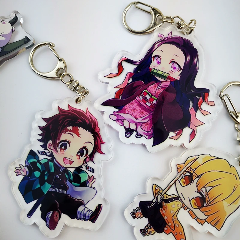 Anime Demon Slayer Kimetsu No Yaiba Kamado Tanjirou Cosplay Prop Accessory Keychain Kamado Nezuko Acrylic Key Chain Keyring
Anime Demon Slayer Kimetsu No Yaiba Kamado Tanjirou Cosplay Prop Accessory Keychain Kamado Nezuko Acrylic Key Chain Keyring