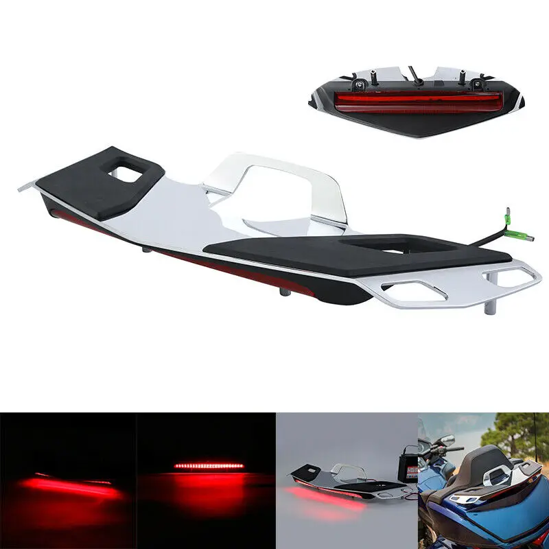 Багажная стойка для заднего багажника мотоцикла, светодиодная лампа тормоза для Honda Goldwing 1800 GL1800 GL1800B GL1800D 2018-2020
Багажная стойка для заднего багажника мотоцикла, светодиодная лампа тормоза для Honda Goldwing 1800 GL1800 GL1800B GL1800D 2018-2020