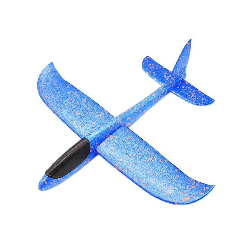 48Cm Hand Throw Lighting Up Flying Glider Plane Glow In The Dark Toys Foam Airplane Model Led Flash Games Toys For Children-Blue
48Cm Hand Throw Lighting Up Flying Glider Plane Glow In The Dark Toys Foam Airplane Model Led Flash Games Toys For Children-Blue