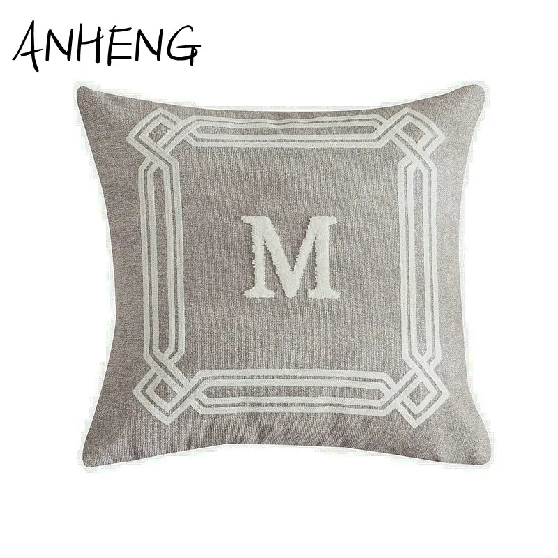 Pillowcases Embrodieried Cushion Cover Chenille Fabric Alphabet Geometric Canvas Square Embroidery Invisible Zipper Pillow Cover
Pillowcases Embrodieried Cushion Cover Chenille Fabric Alphabet Geometric Canvas Square Embroidery Invisible Zipper Pillow Cover