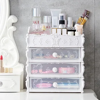 2020 New European Cosmetics Storage Box Separate Multi-layer Racks Multi-function Desktop Plastic Drawer Sorting Box Storage
2020 New European Cosmetics Storage Box Separate Multi-layer Racks Multi-function Desktop Plastic Drawer Sorting Box Storage