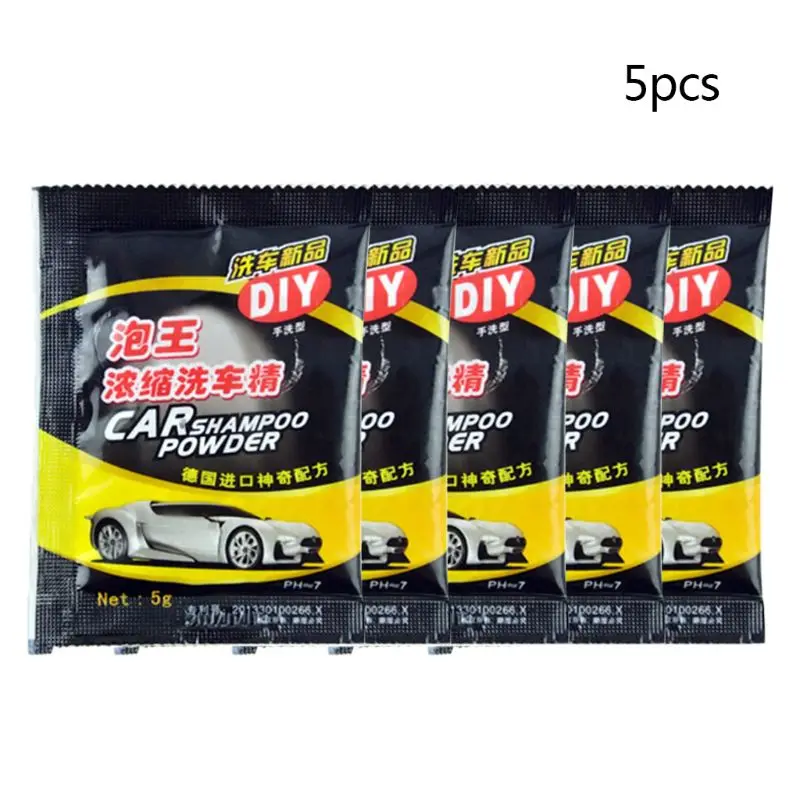 5Pcs Powder Car Wash Shampoo Universal Cleaning Car Shampoo Multifunctional Cleaning Tools A6HE
5Pcs Powder Car Wash Shampoo Universal Cleaning Car Shampoo Multifunctional Cleaning Tools A6HE