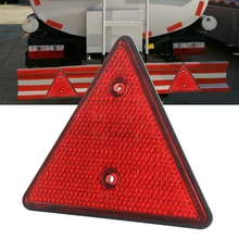 E22 Listed Warning Safety Red Rear Reflector Triangle Reflective Sign Screw Mount Reflector for Trailer Truck Caravan Boat
E22 Listed Warning Safety Red Rear Reflector Triangle Reflective Sign Screw Mount Reflector for Trailer Truck Caravan Boat