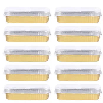 10pcs 200ml Rectangular Aluminum Foil Baking Boxes Disposable Dessert Mold Baking Pans Bakeware
10pcs 200ml Rectangular Aluminum Foil Baking Boxes Disposable Dessert Mold Baking Pans Bakeware