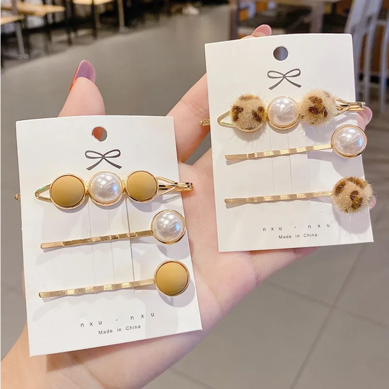 DISCICI New Women Girls Leopard Pattern Plush Pearl Hairpin Simple Clip Elegant Hair Ornament Fashion Hair Accessories OH2047
DISCICI New Women Girls Leopard Pattern Plush Pearl Hairpin Simple Clip Elegant Hair Ornament Fashion Hair Accessories OH2047