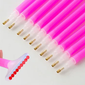 10Pcs Diamond Painting Pens Point Drill Tool Double-headed Stitch Pens Square Round Drill Embroidery Mosaic DIY hand Craft tool
10Pcs Diamond Painting Pens Point Drill Tool Double-headed Stitch Pens Square Round Drill Embroidery Mosaic DIY hand Craft tool
