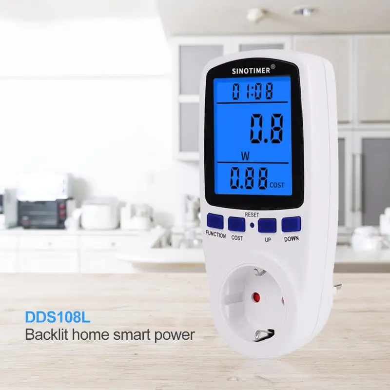 LCD Backlight Displaying Smart Power Consumption Energy Meter Electricity Monitoring Wattmeter Electrical Instruments
LCD Backlight Displaying Smart Power Consumption Energy Meter Electricity Monitoring Wattmeter Electrical Instruments