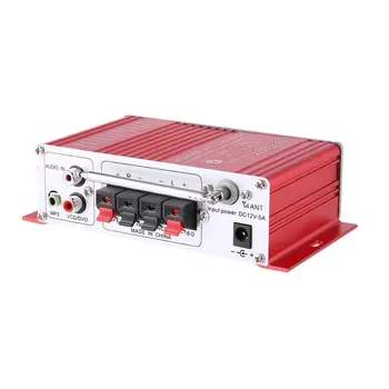 Mini Bluetooth Hi-fi Stereo Audio Bluetooth Power Amplifier FM/MP3/SD/USB/DVD for iPod Phone Car Motorcycle
Mini Bluetooth Hi-fi Stereo Audio Bluetooth Power Amplifier FM/MP3/SD/USB/DVD for iPod Phone Car Motorcycle