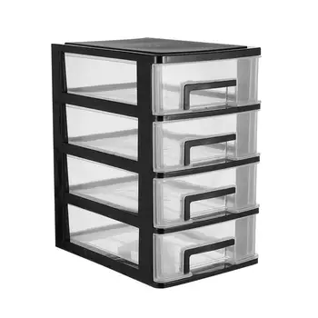 Four-layer Storage Cabinet Plastic Drawer Type Storage Box Portable Multifunctional Dustproof Storage Case Desktop Organizer
Four-layer Storage Cabinet Plastic Drawer Type Storage Box Portable Multifunctional Dustproof Storage Case Desktop Organizer