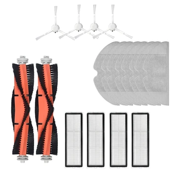 18Pcs New Main Brush Hepa Filter Side Brush Mop Cloth Cleaning Tool Kit for Xiaomi Dreame F9 Vacuum Cleaner Accessories
18Pcs New Main Brush Hepa Filter Side Brush Mop Cloth Cleaning Tool Kit for Xiaomi Dreame F9 Vacuum Cleaner Accessories