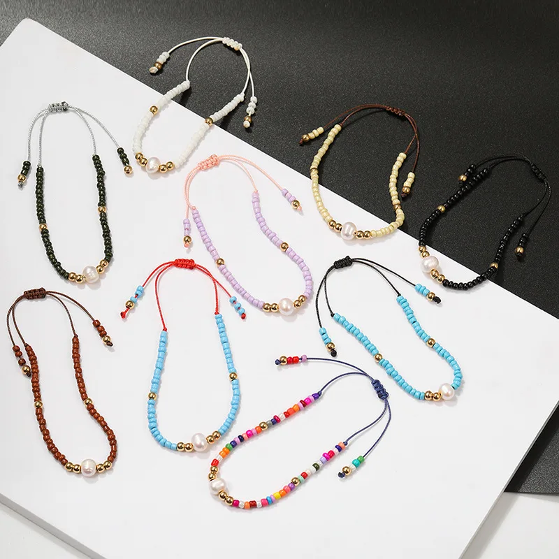 2019 New Ethnic Weave Handmade Shell Bead Bracelet for Women Men Fresh Water Pearl Bohemioan Color Adjustable Ropechain Jewelry
2019 New Ethnic Weave Handmade Shell Bead Bracelet for Women Men Fresh Water Pearl Bohemioan Color Adjustable Ropechain Jewelry