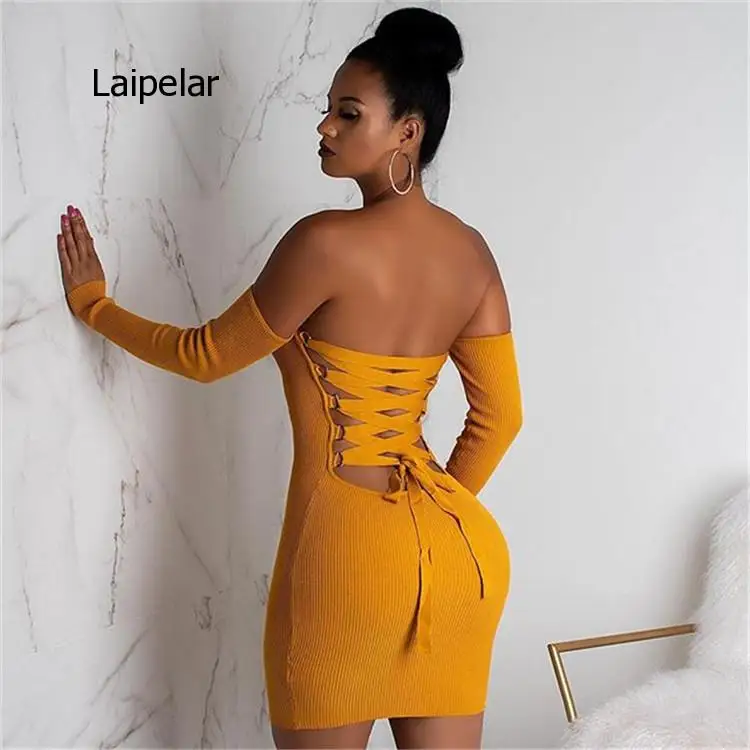 Sexy Knitted Off Shoulder Bodycon Red Dress Women Backless Lace Up Mini Dress Elegant Spring Party Club Dress Vestidos
Sexy Knitted Off Shoulder Bodycon Red Dress Women Backless Lace Up Mini Dress Elegant Spring Party Club Dress Vestidos