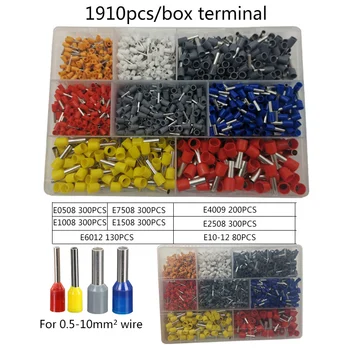 Box-packed Tubular Terminal Various Styles Electrical Wiring Connector Crimping Insulated Tube Terminals Set Suit
Box-packed Tubular Terminal Various Styles Electrical Wiring Connector Crimping Insulated Tube Terminals Set Suit