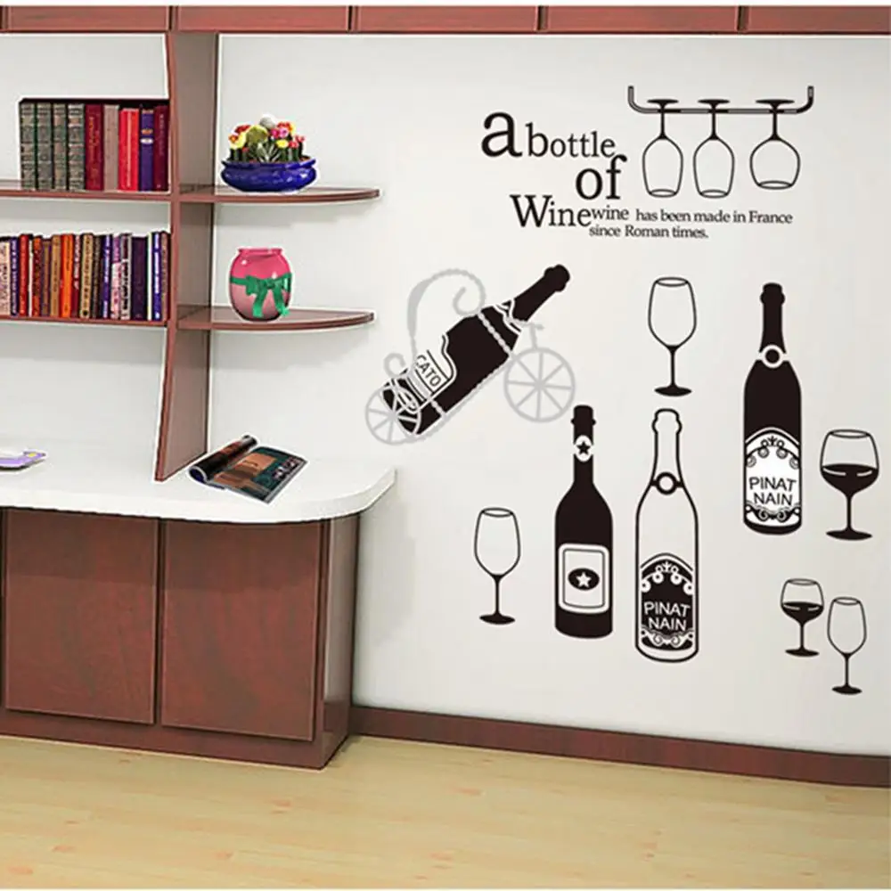 Wine Rack Set Stickers Kitchen Stickers Decorative Wall Sticker Bar Coffee Tea Shop Restaurant Glass Window Wall Sticker
Wine Rack Set Stickers Kitchen Stickers Decorative Wall Sticker Bar Coffee Tea Shop Restaurant Glass Window Wall Sticker
