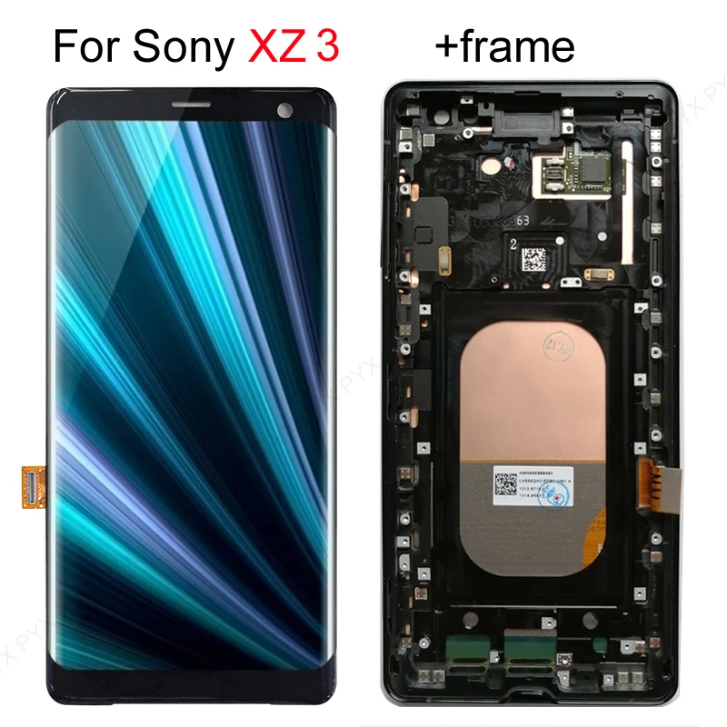 Фото 6 5 дюймов для Sony XZ3 ЖК дисплей кодирующий преобразователь - купить