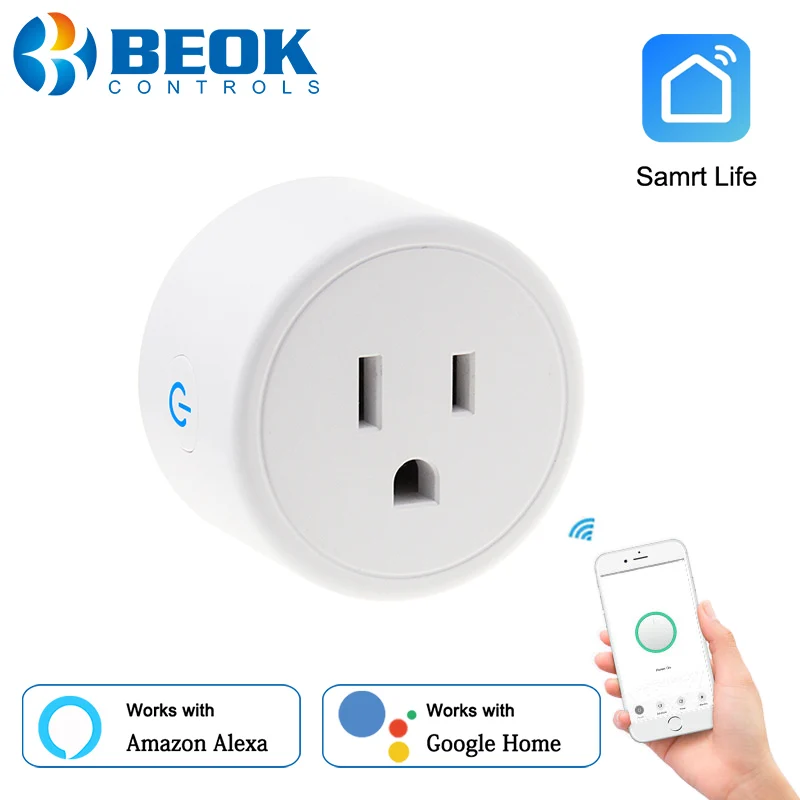 WiFi Smart Power Plug Socket Wireless Plug Remote Socket with Timer Support Tuya Smart Life APP Alexa Google Home
WiFi Smart Power Plug Socket Wireless Plug Remote Socket with Timer Support Tuya Smart Life APP Alexa Google Home