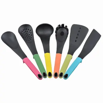 6 Piece Set Non-Stick Spatula Spoon Good Flexibility Easy To Use Labor-Saving Hanging Design Convenient Storage
6 Piece Set Non-Stick Spatula Spoon Good Flexibility Easy To Use Labor-Saving Hanging Design Convenient Storage