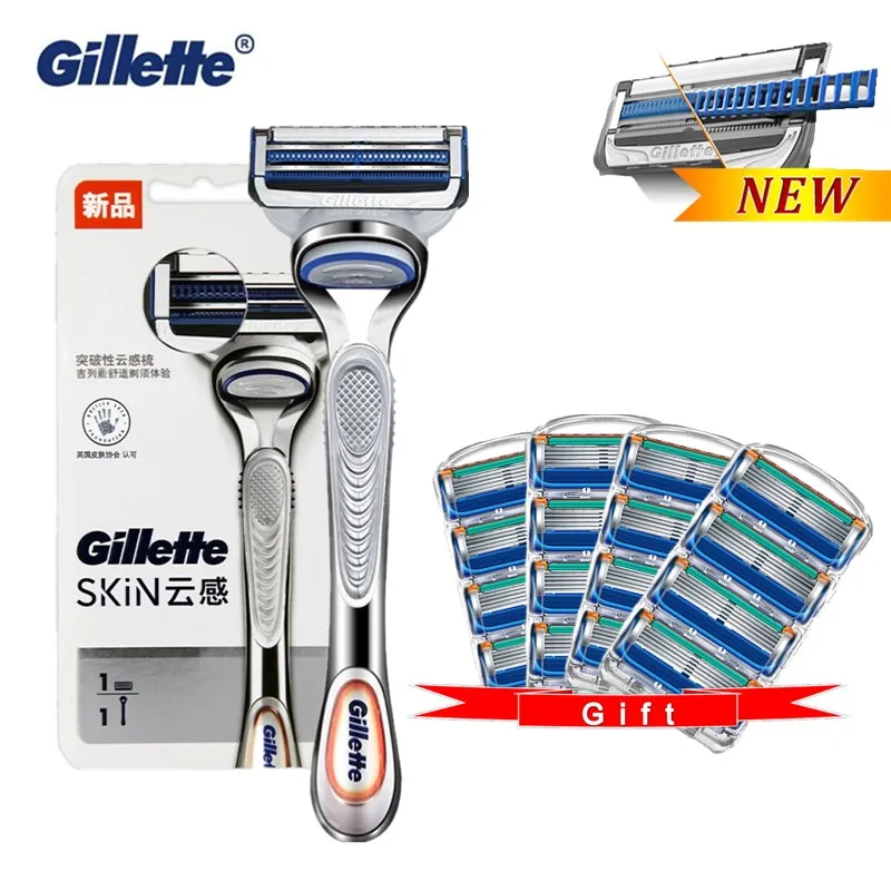 Gillette SkinGuard Sensitive Straight Safety Razor Men Razors Shaving Machine Face Shaver Cassettes Fit Fusion Blades Shaver
Gillette SkinGuard Sensitive Straight Safety Razor Men Razors Shaving Machine Face Shaver Cassettes Fit Fusion Blades Shaver