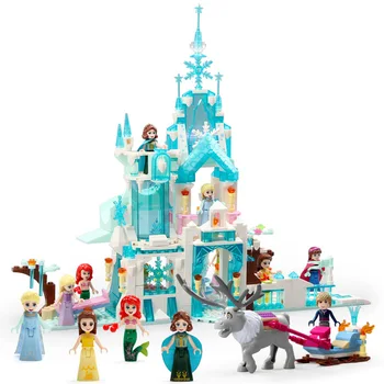 8 in 1 Fairy Tale Snow Castle Queen Elsa And Anna Princesses Reindeer Building Blocks Bricks Toys For Girl Friends
8 in 1 Fairy Tale Snow Castle Queen Elsa And Anna Princesses Reindeer Building Blocks Bricks Toys For Girl Friends