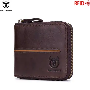 Bullcaptain Retro RFID Zipper with Compartment Men's Wallet RFID Credit Card Holder Anti-theft Leather Mini Men's Wallet BUW001
Bullcaptain Retro RFID Zipper with Compartment Men's Wallet RFID Credit Card Holder Anti-theft Leather Mini Men's Wallet BUW001