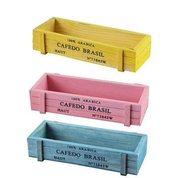 Garden Plant Pot Decorative Vintage Succulent Wooden Boxes Crates Rectangle Table Flower Pot Gardening Device 3Pcs
Garden Plant Pot Decorative Vintage Succulent Wooden Boxes Crates Rectangle Table Flower Pot Gardening Device 3Pcs