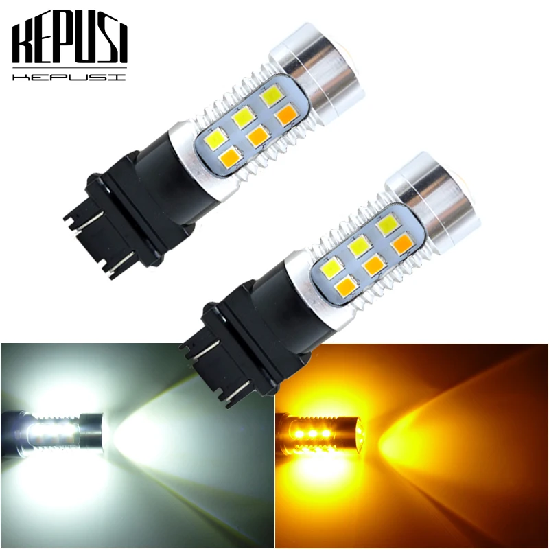 2x 3157 3757 Amber/White Dual Color Switchback LED Car Auto Parking Turn Signal Light Brake Lamp Tail Reverse Bulb T25 12v 24v 
2x 3157 3757 Amber/White Dual Color Switchback LED Car Auto Parking Turn Signal Light Brake Lamp Tail Reverse Bulb T25 12v 24v