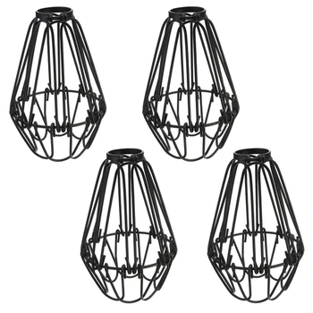 4 Pack Lamp Guard, Adjustable Lamp Cage, Black Industrial Vintage Style for Pendant Lights, Antique Lamp Holders
4 Pack Lamp Guard, Adjustable Lamp Cage, Black Industrial Vintage Style for Pendant Lights, Antique Lamp Holders