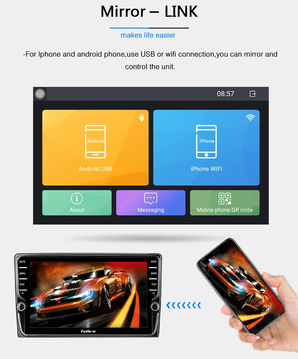 Clearance Funrover 4+64G ROM Android 9.0 For Toyota Corolla 10 E140 E150 2006-2013 Car Radio Multimedia Video Player Navigation GPS 2din 10 Clearance Funrover 4+64G ROM Android 9.0 For Toyota Corolla 10 E140 E150 2006-2013 Car Radio Multimedia Video Player Navigation GPS 2din 10