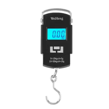 50kg 5g LCD Screen Digital Hanging Scale with Backlight and Hook Electronic Weighing Luggage Scale Travel Balance Scales WH-A08L
50kg 5g LCD Screen Digital Hanging Scale with Backlight and Hook Electronic Weighing Luggage Scale Travel Balance Scales WH-A08L
