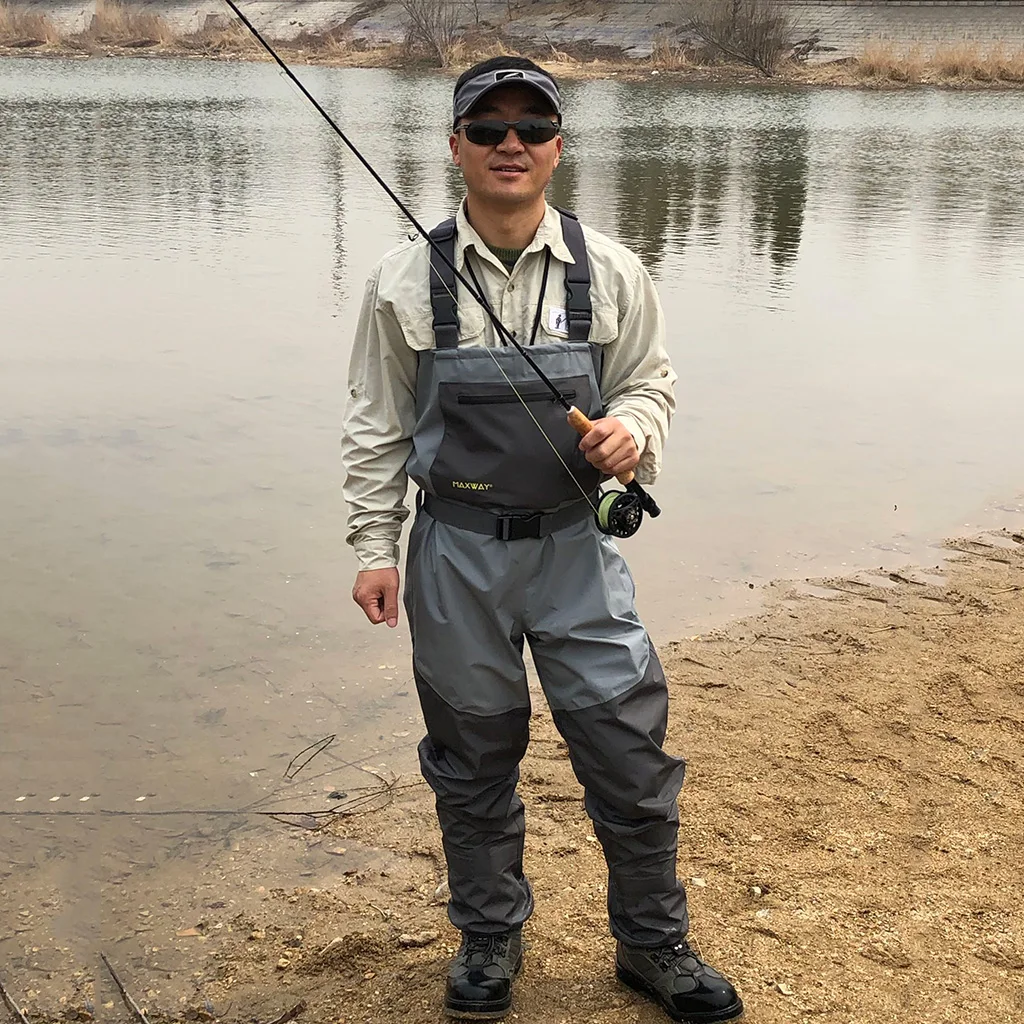 Fishing Chest Waders Light-Weight Waterproof Fishing Wader Overalls Boots Fishing Wading Pants for Raft Use Outdoor Fly Fishing
Fishing Chest Waders Light-Weight Waterproof Fishing Wader Overalls Boots Fishing Wading Pants for Raft Use Outdoor Fly Fishing