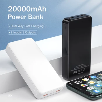 ROCK Power Bank 20000mAh Dual USB Fast Charging Powerbank for iPhone 8 11 X Samsung Huawei Type C Port Charger External Battery
ROCK Power Bank 20000mAh Dual USB Fast Charging Powerbank for iPhone 8 11 X Samsung Huawei Type C Port Charger External Battery