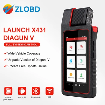 LAUNCH X431 DIAGUN V Full System Scan Tool with 2 Years Free Update Upgrade Version of DIagun IV Wide Vehicle Coverage
LAUNCH X431 DIAGUN V Full System Scan Tool with 2 Years Free Update Upgrade Version of DIagun IV Wide Vehicle Coverage