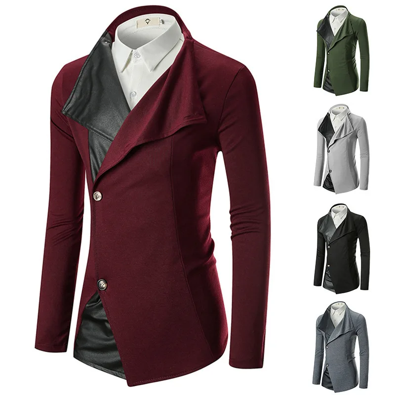 Spring And Autumn New Style Casual Fashion Men Ouma Hide Substance Joint Button Knit Suit Coat
Spring And Autumn New Style Casual Fashion Men Ouma Hide Substance Joint Button Knit Suit Coat