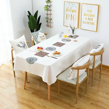 Tablecloth Waterproof Oilproof Anti-scalding Dining Table Wedding Table Cover Table Cloths Nordic Style Round Linen Tablecloth
Tablecloth Waterproof Oilproof Anti-scalding Dining Table Wedding Table Cover Table Cloths Nordic Style Round Linen Tablecloth
