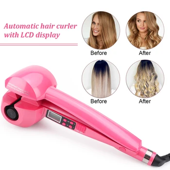LCD Screen Automatic Hair Curler Electric Styling Tools Ceramic Wave Hair Curl Magic Curling Iron Heating Long Hair Style Tool
LCD Screen Automatic Hair Curler Electric Styling Tools Ceramic Wave Hair Curl Magic Curling Iron Heating Long Hair Style Tool