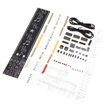 LEORY DIY Colorful LED Spectrum Light Kit Music Spectrum Light Sound Control Led Rhythm Light Level Indicator Circuit Board
LEORY DIY Colorful LED Spectrum Light Kit Music Spectrum Light Sound Control Led Rhythm Light Level Indicator Circuit Board