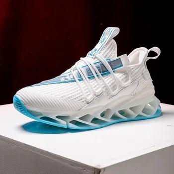 High Quality Sneakers 2020 Summer New Blade Bottom High Elastic Flying Men's Shoes Mesh Breathable Casual Sports Running Shoes
High Quality Sneakers 2020 Summer New Blade Bottom High Elastic Flying Men's Shoes Mesh Breathable Casual Sports Running Shoes