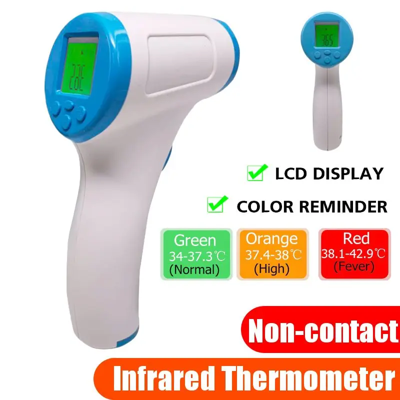In Stock Digital Thermometer Infrared Baby Adult Forehead Non-contact Infrared Thermometer LCD Backlight Termometro Infravermelh
In Stock Digital Thermometer Infrared Baby Adult Forehead Non-contact Infrared Thermometer LCD Backlight Termometro Infravermelh