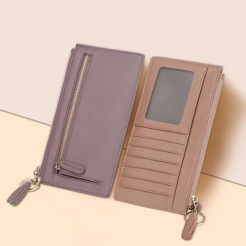 Wallet Wallet Genuine Leather Multi-functional Long Large-Volume Korean-style Ultra-Thin Card Bit More Simple Clutch Bag
Wallet Wallet Genuine Leather Multi-functional Long Large-Volume Korean-style Ultra-Thin Card Bit More Simple Clutch Bag
