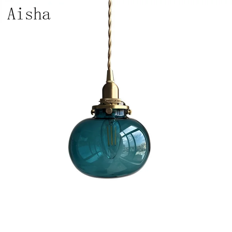 Vintage Pumpkin Pendant Lamp Brass Glass Hanging Light Green/blue/clear Light Luxury Lamp for Table Dining Loft Hanging Fixture
Vintage Pumpkin Pendant Lamp Brass Glass Hanging Light Green/blue/clear Light Luxury Lamp for Table Dining Loft Hanging Fixture