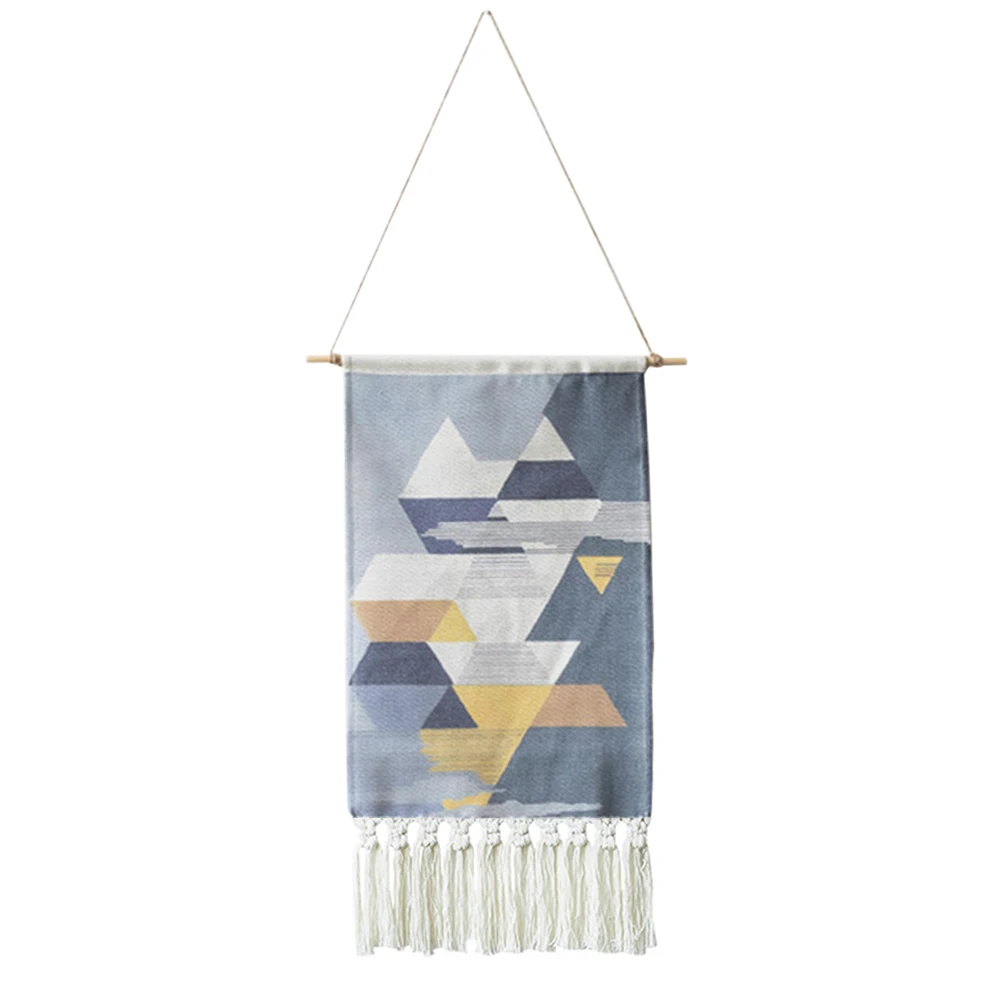 Geometric Pattern Home Macrame Tapestry Accessories Wooden Rod Room Simple Office Gift Wall Decoration Hanging Cloth Art Decor
Geometric Pattern Home Macrame Tapestry Accessories Wooden Rod Room Simple Office Gift Wall Decoration Hanging Cloth Art Decor