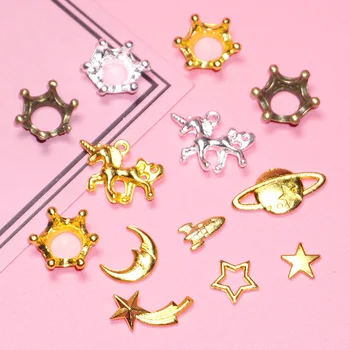 3D Crown Bezel Bead Caps Metal Frame Resin Inclusions UV Resin Craft Horse Embellishments Nail Charms Jewelry Making
3D Crown Bezel Bead Caps Metal Frame Resin Inclusions UV Resin Craft Horse Embellishments Nail Charms Jewelry Making