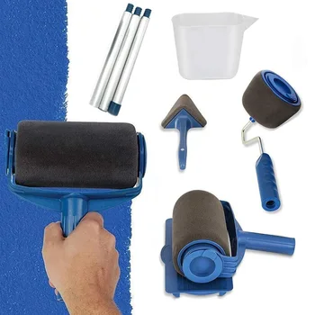 1 Set Paint Brush Roller Household Use Wall Decoration Painting Roller Brush Handle Flocked Edger Tool Home Painter Tool 
1 Set Paint Brush Roller Household Use Wall Decoration Painting Roller Brush Handle Flocked Edger Tool Home Painter Tool