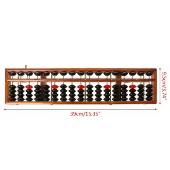17 Digits Wooden Soroban Standard Abacus Chinese Calculator Counting Math Learning Tool Beginners
17 Digits Wooden Soroban Standard Abacus Chinese Calculator Counting Math Learning Tool Beginners