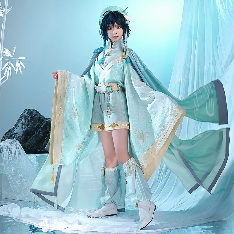 COSLEE Genshin Impact Venti Ancient Style Game Suit Uniform Cosplay Costume Role Play Clothes Halloween Outfit New
COSLEE Genshin Impact Venti Ancient Style Game Suit Uniform Cosplay Costume Role Play Clothes Halloween Outfit New