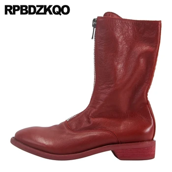 casual fall height increased chunky genuine leather block autumn shoes wine red front zipper women ankle boots 2019 round toe
casual fall height increased chunky genuine leather block autumn shoes wine red front zipper women ankle boots 2019 round toe
