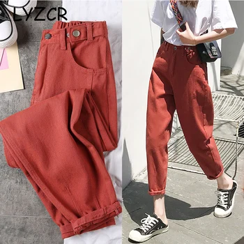 White Women Jeans Pants Spring 2020 Black Boyfriends Jeans For Women Loose Harem Jeans Denim Pants Trousers Summer Women's Jeans 
White Women Jeans Pants Spring 2020 Black Boyfriends Jeans For Women Loose Harem Jeans Denim Pants Trousers Summer Women's Jeans